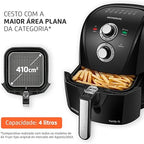 Fritadeira Sem Óleo Air Fryer Mondial 4L, Preto 110/220V