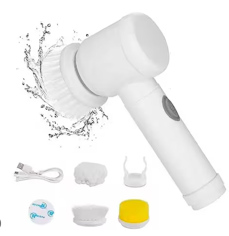 Escova Elétrica Giratôria Multifuncional Recarregável