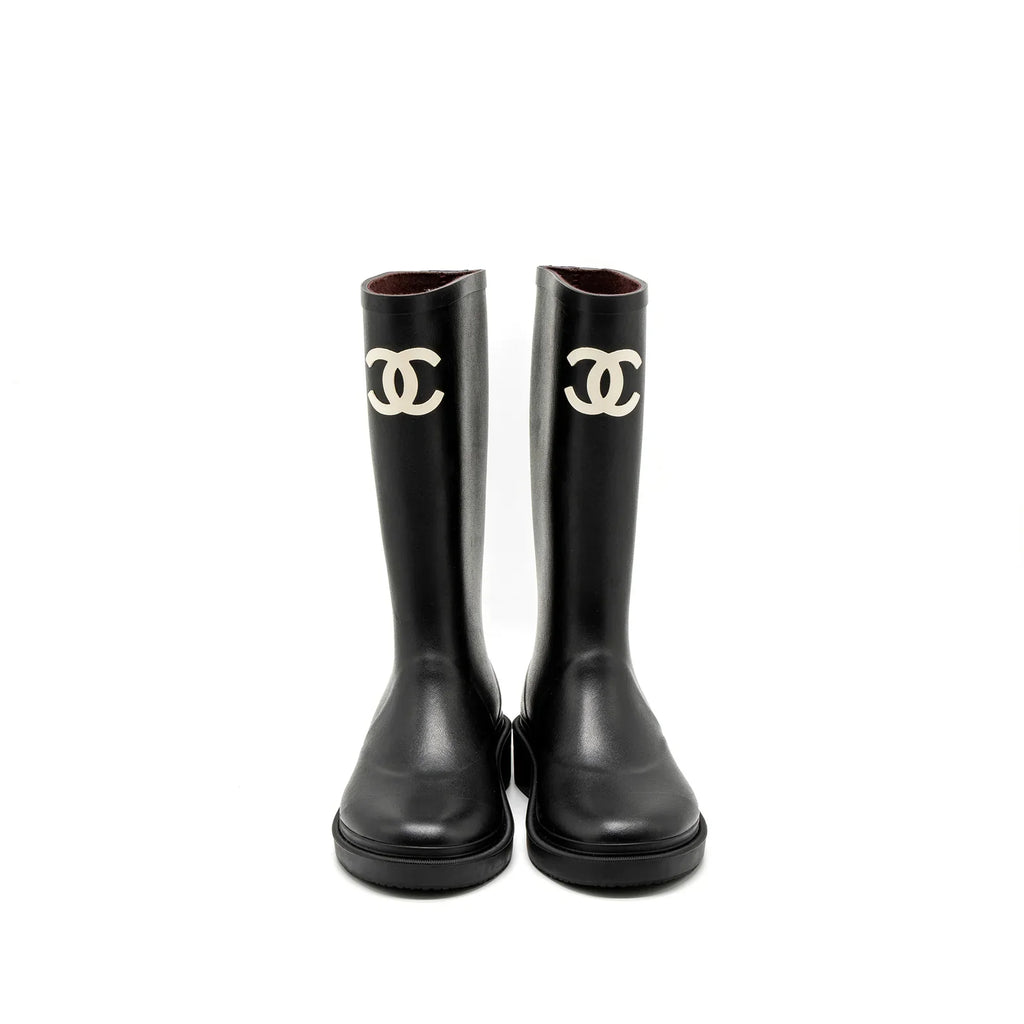 CHANEL RUBBER BOOTS