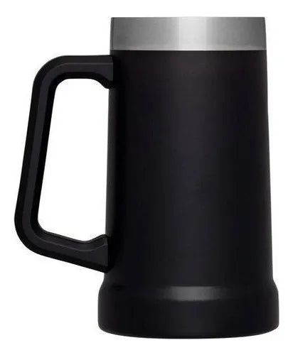 Caneca Têrmica 709ml 8049 Preta Estilo Stanley PMI